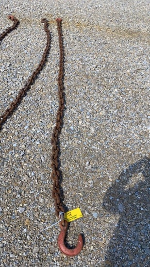 10 FT HEAVY DUTY CHAIN WITH HOOKS