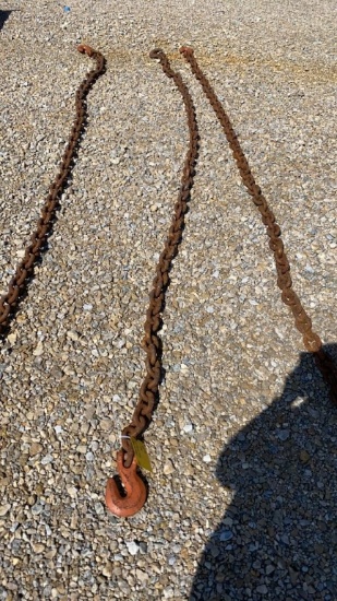 10 FT HEAVY DUTY CHAIN WITH HOOKS