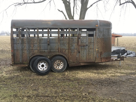 1994 CORN PRO LIVESTOCK TRAILER