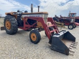MINNEAPOLIS MOLINE M670 WITH LOADER, GAS, 3PT, PTO