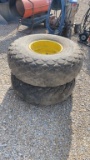 SET OF 13.5X16.1 SL TIRES, DIAMOND TREAD