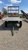 14FT HAY WAGON (GREEN & YELLOW GEAR)