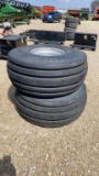 16.5-16.1 FRONT TRACTOR TIRES ON 8 HOLE RIMS