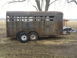 1994 CORN PRO LIVESTOCK TRAILER