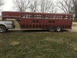 1995 CORN PRO LIVESTOCK TRAILER