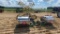 3 point mounted century 60’ spray boom with 2 stainless chem-farm saddle tanks, pto pump, radar, rav