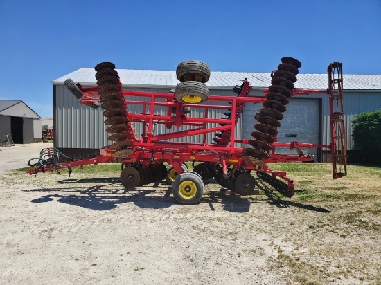 Sunflower 6630 Vertical Tillage, 27 Ft., Single Point Depth Control, C Flex, Blades 21” Front and Re