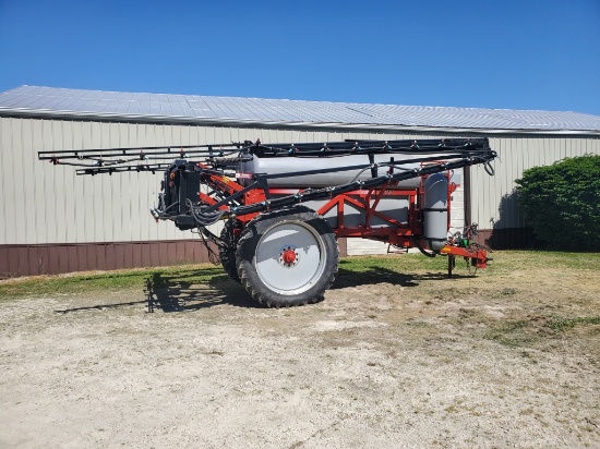 Redball 570 Sprayer, 90’ Boom, 1200 Gallon Tank, Rinse Tank, Ace Pump, 12.4x46 Titans @ 60%, 3 Way N
