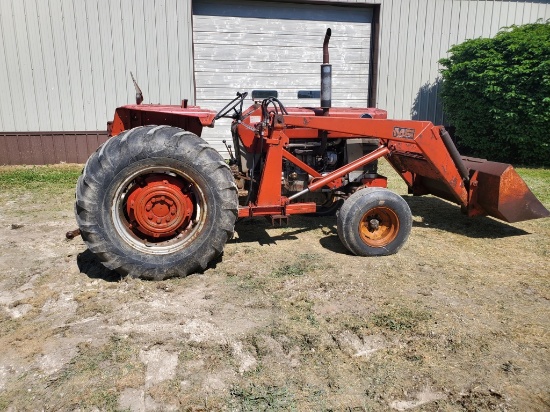 Massey Ferguson 175 w/Massey Ferguson Loader, Diesel, Wide Front, 20% Rear Rubber, 3 Point, 2 Remote