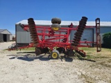 Sunflower 6630 Vertical Tillage, 27 Ft., Single Point Depth Control, C Flex, Blades 21” Front and Re