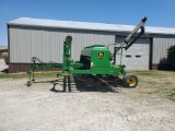 JD 1560 Drill, 15 Ft., 7 ½” Spacing, Markers, Hydraulic Fill Auger, 2 Pt. Hitch, DM100 Monitor