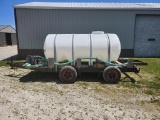 Nurse Tank on Trailer, No Title, 1300 Gallon, Briggs Pump, 2 ½” Plumbing