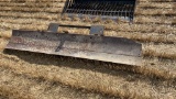 Skid steer mount grader blade