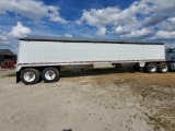 2004 Wilson Commander 41’ Aluminum Hopper Trailer , 65K GVW, Steel Rims, 66” Sides, Agri Cover Rollt
