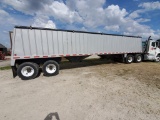 2011 Syntex 38’ Steel Hopper Trailer 66K GVW, Steel Rims, Shurco 4500 HD Electric Tarp (1 Year Old),