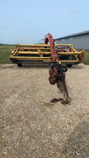 New Holland 499 center pivot 12’ haybine with hydraulic drive and rubber rolls