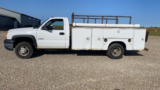 "2007 CHEVROLET 3500 SERVICE TRUCK 6.0L GAS