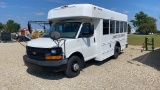 Collins bus 2008 chevy  14 passenger activity bus. 100K miles, 6.0 gas engine.