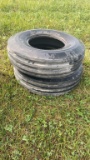 1 Carlisle and 1 Goodyear 10.00-16 4 ribs