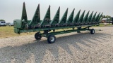 JD 612C corn head and HT 30 unverferth cart