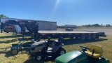 25+5 legend tri axle gooseneck trailer self cleaning ramps dual front jacks tool box