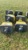 JOHN DEERE 7000 SERIES INSECTISIDE BOXES WITH LIDS GREAT SHAPE
