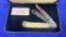 Little Crab Lodge F&AM # 614 Collector Series Limited Edition # 062 knife in case