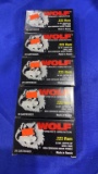 (5) boxes of Wolf Performance Ammo .223 REM , 55 GR, 20 cartridges per box