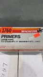 Winchester, Large Pistol for Standard or Mag Pistol Load Primers, 1000 No. WLP Primers. NO SHIPPING