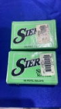 (2) Sierra 9 mm pistol Bullets,  .355 DIA, 115 G GR, 100 per box