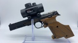 22LR, Pistol, Tasco Red Dot Scope, Custom Grip,