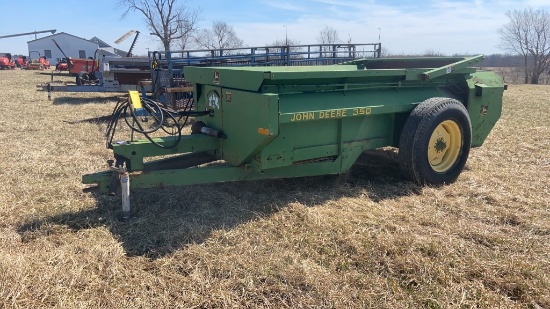 JD 350 Manure Spreader, PTO, Slop Gate