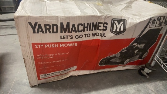 New in Box YardMan Self Propelled Mower, Bagger