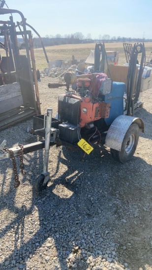 Miller Towable Welder. 200 Amp, AEA 200, Onan Gas Engine