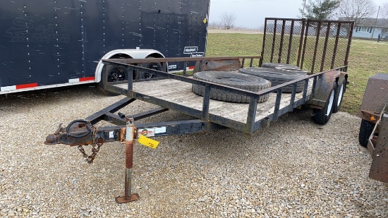 2000 Carry On Landscape Trailer, Ramps, Tandem