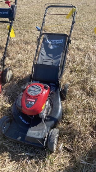 Craftsman Self Propelled Mower, Bagger