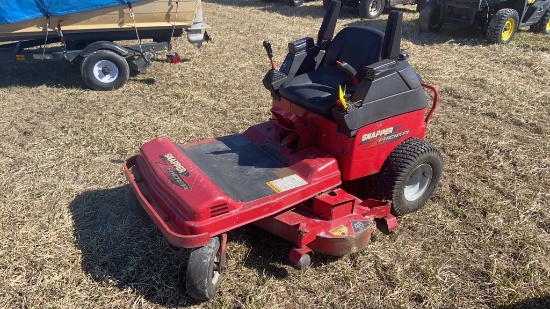 Snapper Z Rider ZTR Mower, 18HP Briggs, 48” Deck, Needs Belt From Motor to PTO Clutch