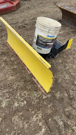 John Deere 48" Snow Blade w/ Tire Chains