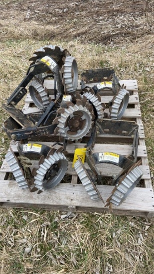 (6) Yetter Row Cleaners for JD 7000 Planter