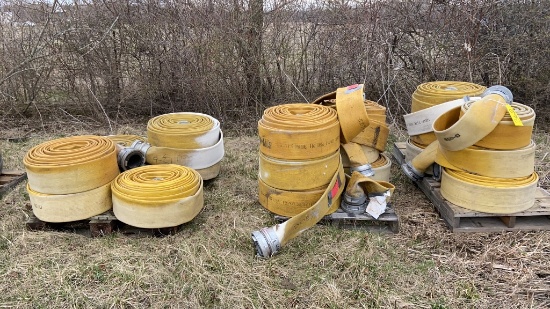 (18) 100' Sections of 5" Utility Hose with Stortz Fitting
