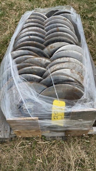(64) Single Disc Seed Openers off Kinze, Worn 1/4"