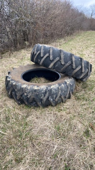 Pair of Firestone 16.9x30 Field & Road Tires, 50%