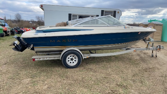 1997 Boat and Trailer, 6cly, Runs Good