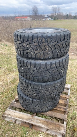 (4) 33x12.5x20 Tires
