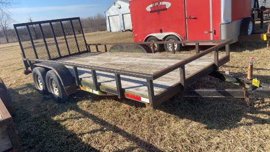 16 Ft. Bumper Pull Landscape Trailer w/Ramp
