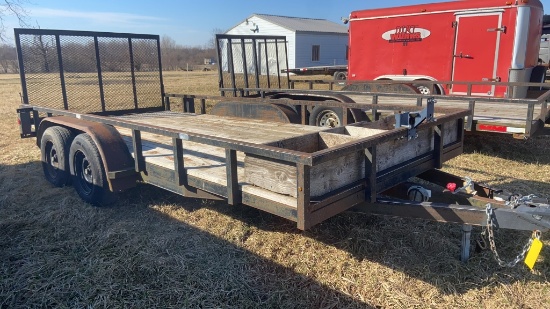 16 Ft. Bumper Pull Landscape Trailers w/Ramp