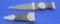 Small Dagger w/ Sheath Small double edged dagger, comes with sheath and is marked China, measures 9