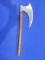 Replica Battle Ax Replica battle ax, wooden handle and measures 27