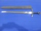 Replica Mid Evil Sword Replica mid evil type sword, comes with leather cover, measures 35.5
