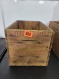 Vintage Kleanbore Shotgun Shell Case Vintage wooden Kleanbore shotgun shell case, writing is somewha
